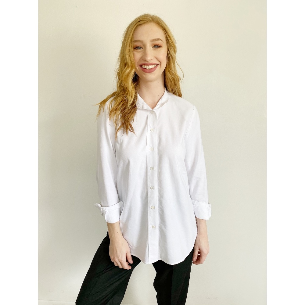 Chico's Effortless Cotton Shirt Button Down Size 0